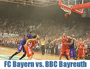 Bayerns Basketballer siegten zum Jahresende: FC Bayern vs BBC Bayreuth am 29.12.2011 Audi präsentierte das bayerische Basketball-Derby (©Foto:Martin Schmitz)